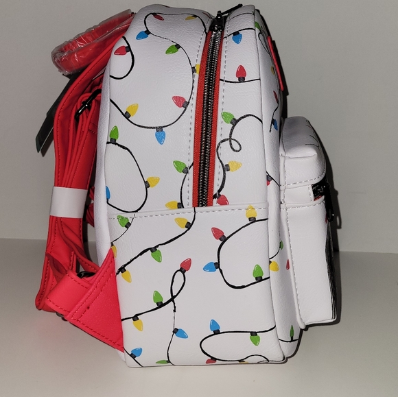 Loungefly Disney NBC Holiday Lights Mini Backpack and Cardholder Set main image 8